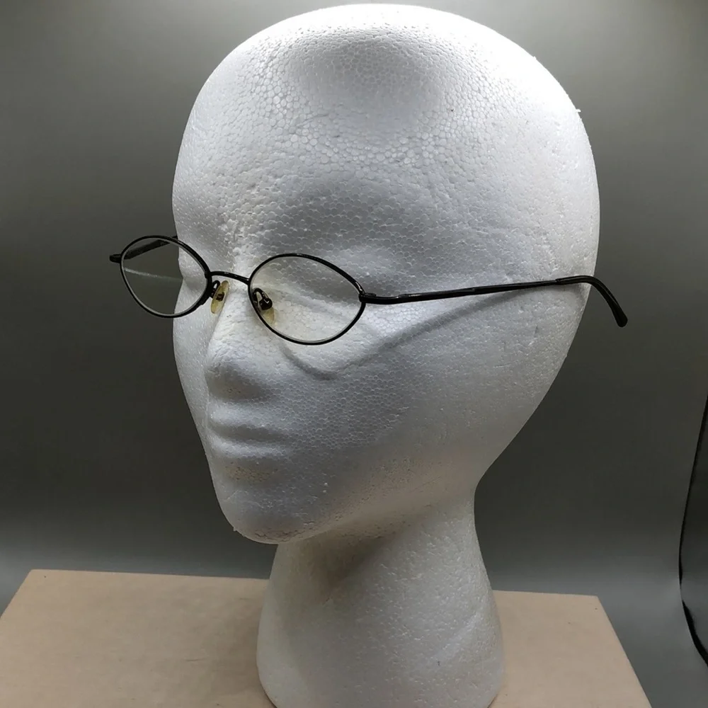 Richard Taylor Aaron Glasses Frames ONLY Brown Metal 45-18-135 Oval Slim Unisex